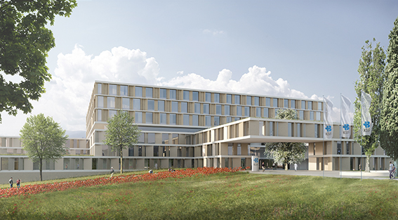 Design for Baden Cantonal Hospital, Nickl & Partner Architekten Schweiz AGArchitekten Schweiz AG