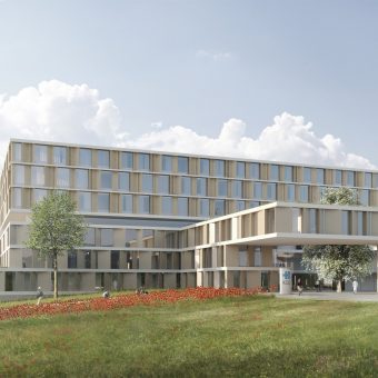 New Baden Canton Hospital building (Kantonsspital Baden KSB)