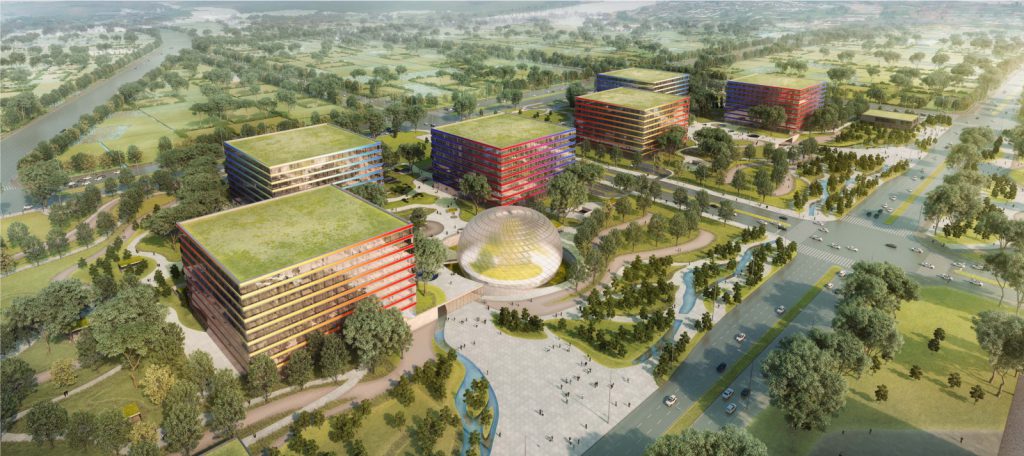Nickl & Partner Architekten AG, Xi`an Rehabilitation Medical Center, Visualisierung
