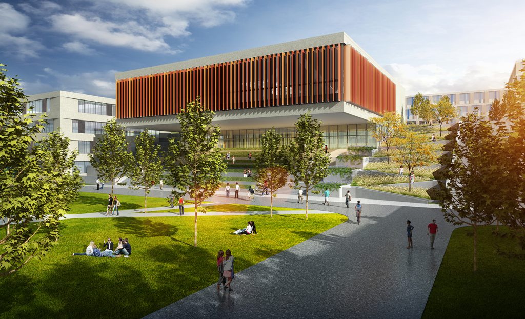 Student centre, design: Nickl & Partner Architekten AG, ChinaArchitekten AG, China