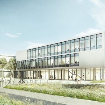„Chemisches Institut“ und „Technikzentrale“ der Goethe-Universität Frankfurt