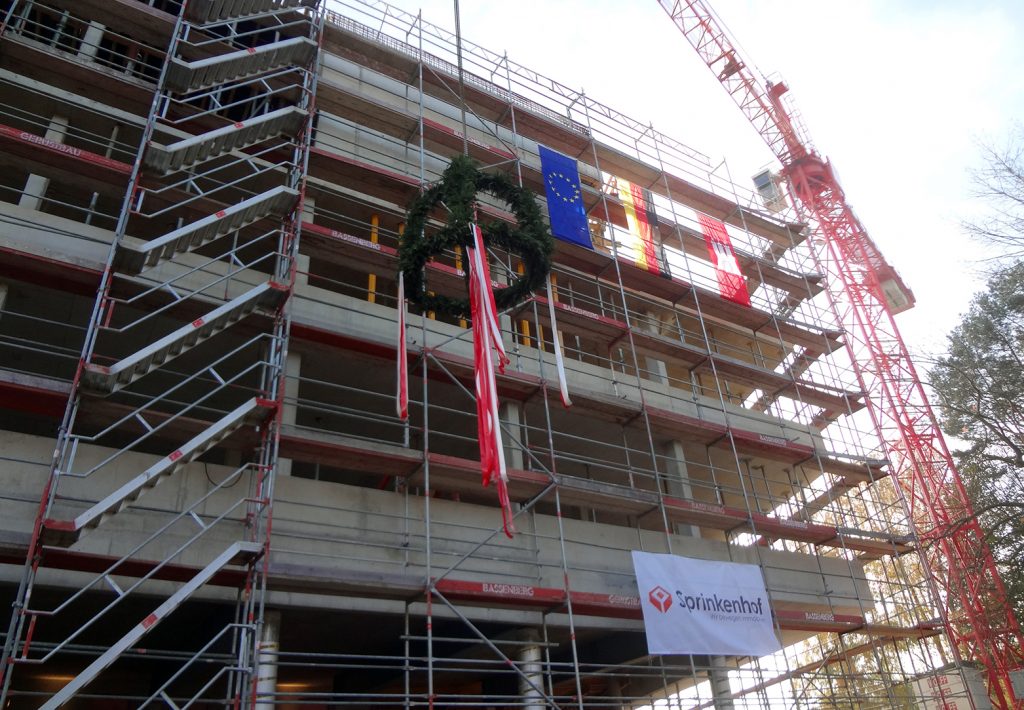 HARBOR topping-out ceremony