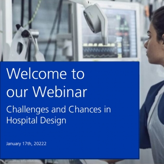 Dräger Webinar mit Magnus Nickl: Welchen Einfluss haben die Planung und das Design von Krankenhäusern auf eine heilende Umgebung?