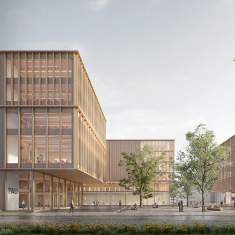 Hip hip hooray! – 2nd place in the competition for the construction of a new lecture hall centre at FAU Erlangen!