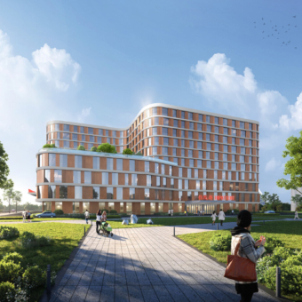 Dalian Second People’s Hospital – garden-like hospital – first place in the competition